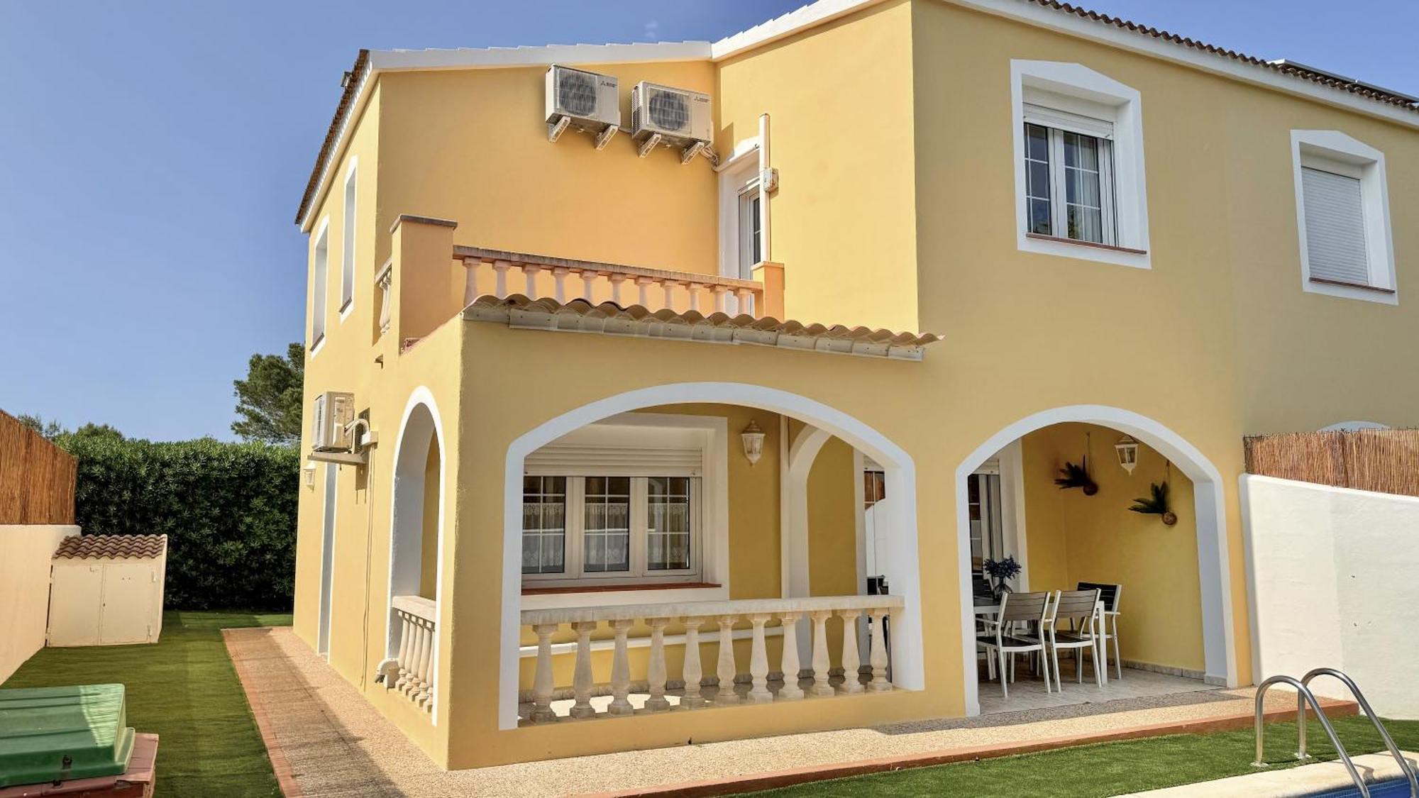 Chalet Villafranca Menorca Con Piscina Privada Cala en Bosch Exteriér fotografie